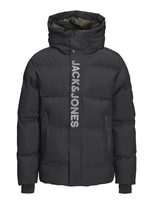 Jack & Jones Junior Vinterjakke 'ALPHA'  grå / sort