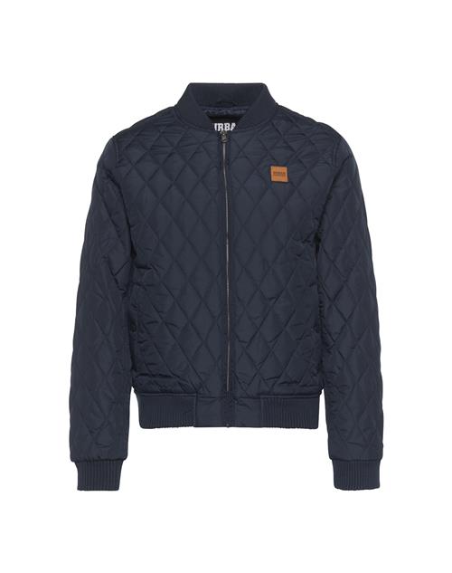 Urban Classics Overgangsjakke 'Diamond Quilt'  navy