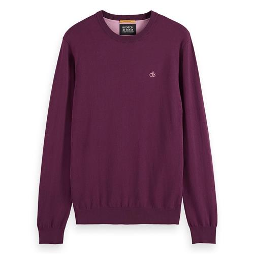 SCOTCH & SODA Sweatshirt 'Essential'  bær / lyserød