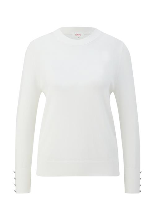 Se s.Oliver Pullover  hvid ved About You