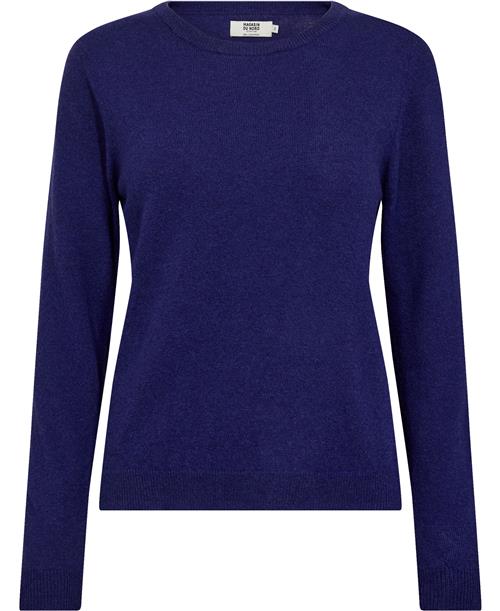 Se Magasin du Nord Collection Magasin Myrna 1 RWS Strik Lambswool Kvinde Fantasy Blue Sweaters Str XL Uld ved Magasin