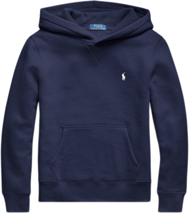 Polo Ralph Lauren Seasonal Fleecels PO Hood-tp-knt Str M - Refined Navy/c1730 Bluser hos Magasin