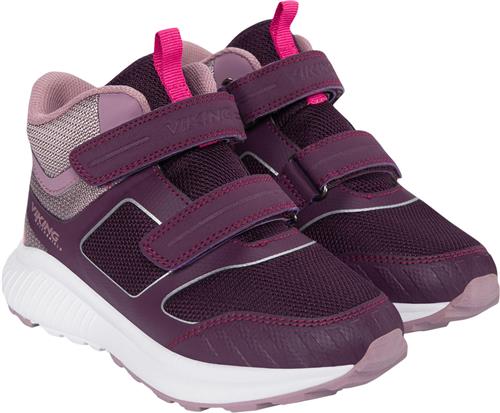 Viking Aery Mid WP 2V Aubergine/dusty Pink Sneakers Str 29 - hos Magasin