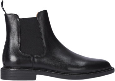 Polo Ralph Lauren Calf Leatherasher Chlsea-bo-mcb Mand Sort Chelsea Boots Str 44 - hos Magasin