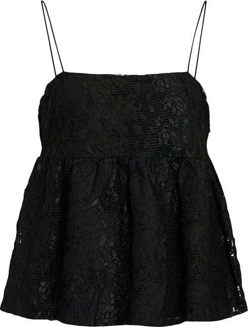 Object Objbobbi LO Singlet TOP E SS Fair 2 Kvinde Black Toppe Str 34 - hos Magasin