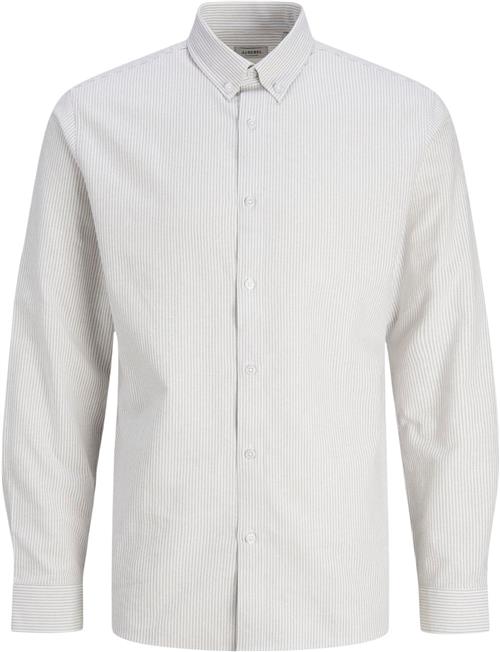 JJ-REBEL Jreboscar Shirt LS Noos Kvinde Crockery/white Skjorter Str XL - hos Magasin