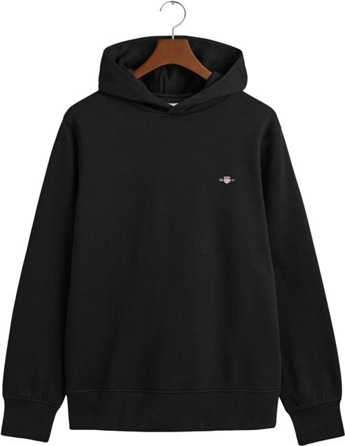 Gant REG EMB Archive Shield Hoodie Mand Black Hoodies Str S - hos Magasin