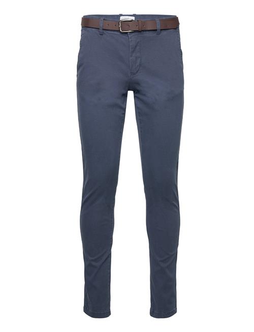 Se Lindbergh Aop Superflex Chino Pants Lindbergh Navy ved Booztlet