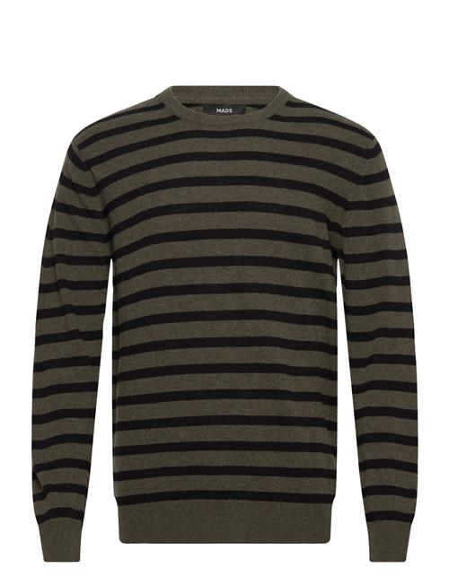 Mads Nørgaard Eco Wool Karsten Stripe Knit Mads Nørgaard Khaki