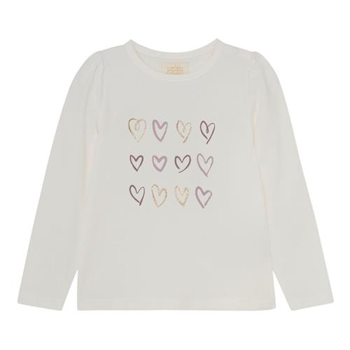 Se Creamie T-shirt LS Cloud Cloud langærmet T-shirt White | Hvid | 98 cm ved Babyshop