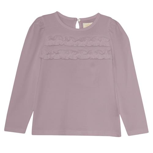 Creamie T-shirt LS Sea Fog Sea Fog T-Shirt Langærmet Purple 104cm  Lilla  104 cm  kvinde