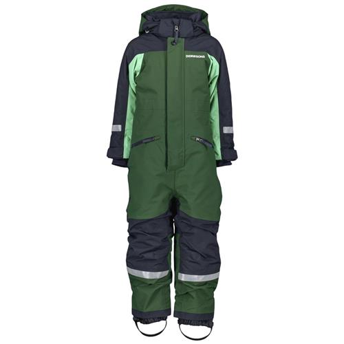 Se Didriksons Neptun Winter Coverall Pine Green | Grønn | 80 cm ved Babyshop