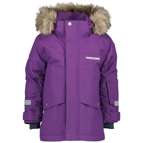 Se Didriksons Bjärven Parka Royal Purple | Lilla | 100 cm ved Babyshop