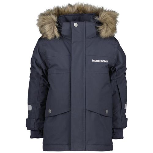 Se Didriksons Bjärven Parka Navy | Marine blå | 110 cm ved Babyshop