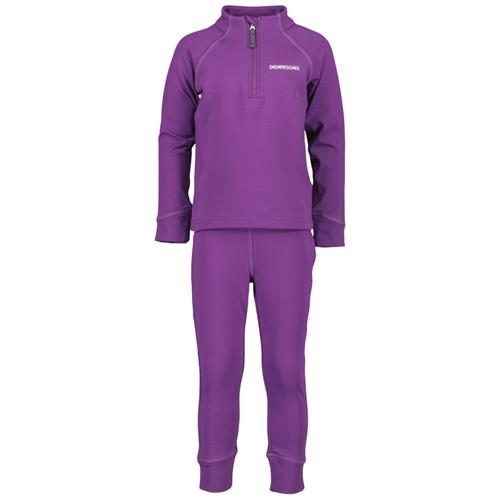 Se Didriksons Jadis Baselayer Sæt Royal Purple | Lilla | 80 cm ved Babyshop