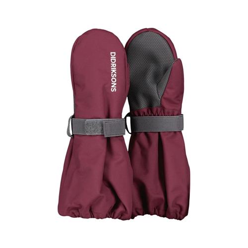 Se Didriksons Biggles Ski Gloves Rusty Wine | Rød | 0-2 years ved Babyshop