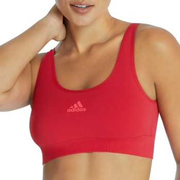 adidas Bh BOS Smart Micro 720 Seamless Lounge Bra Rød polyamid Medium Dame