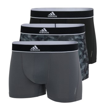 adidas 3P Sport Trunk Grå/Sort polyester Large Herre