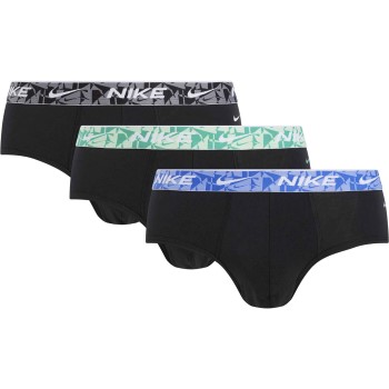 Nike 3P Cotton Stretch Briefs Flerfarvet-2 bomuld Small Herre