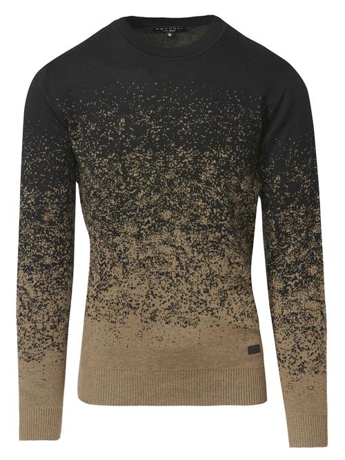 KOROSHI Pullover  lysebrun / sort