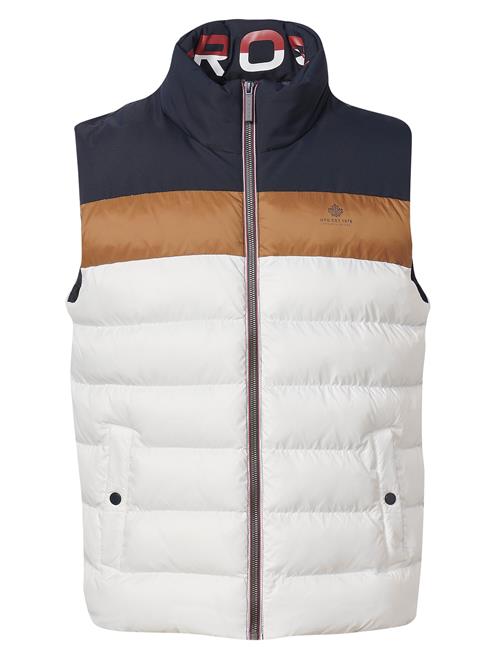 KOROSHI Vest  navy / brun / hvid