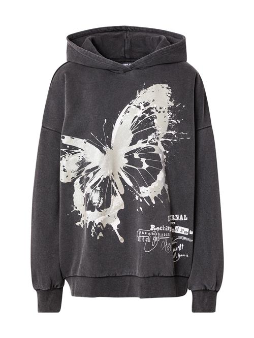 ONLY Sweatshirt 'ONLLUCINDA'  pastelgrøn / sort / hvid