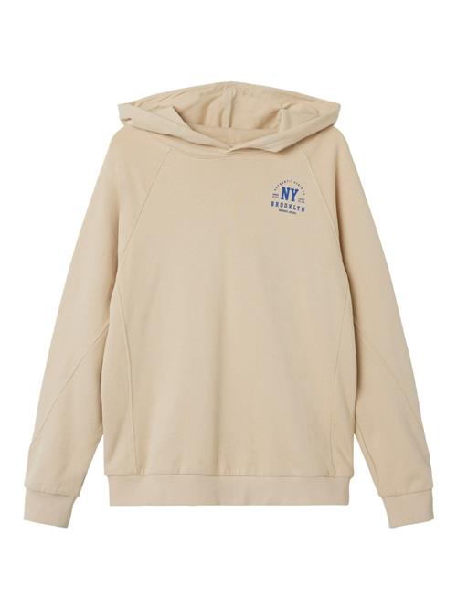 Se NAME IT Sweatshirt 'NKMOBANDO'  mørkebeige / blå ved About You