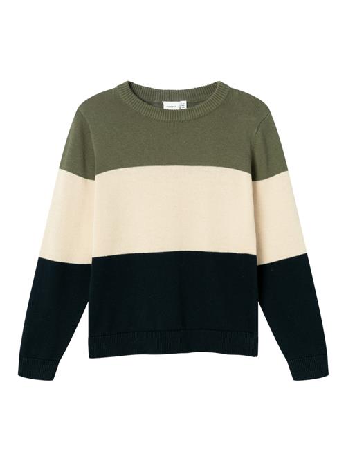 NAME IT Pullover 'NKMOlok'  creme / marin / oliven