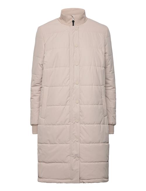 Cassidy W Long Puffer Jacket Weather Report Beige