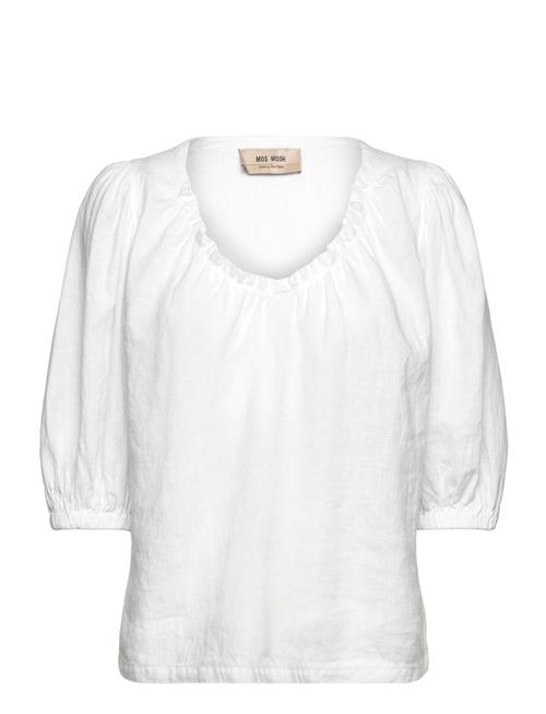 MOS MOSH Mmtaissa Linen Blouse MOS MOSH White