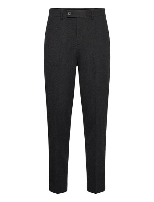 Se Lindbergh Flannel Wool Blend Formal Pant Lindbergh Black ved Booztlet