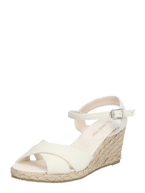 ABOUT YOU Sandaler med rem 'Sophia'  offwhite