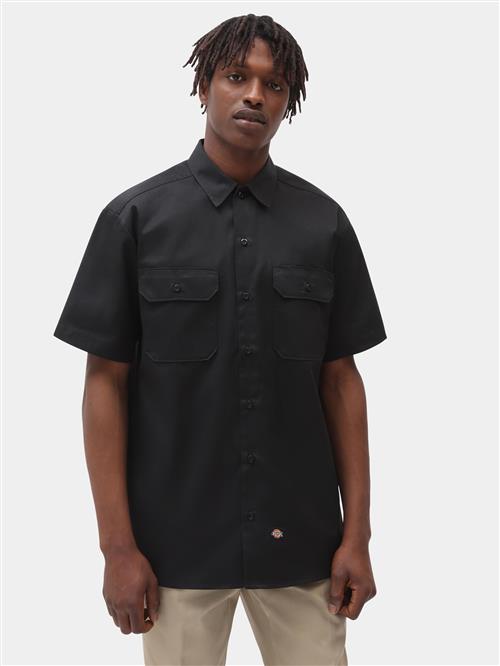 DICKIES Skjorte 'Work Shirt'  antracit / sort