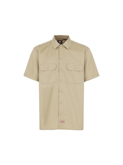 Se DICKIES Skjorte 'work shirt'  lysebeige / navy / gul / rød ved About You