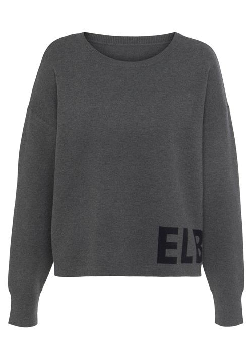 Elbsand Pullover  grå-meleret / sort