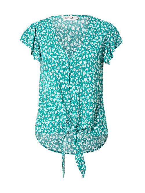 Molly BRACKEN Bluse  smaragd / hvid