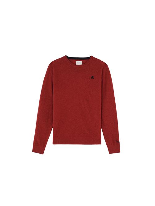 Scalpers Pullover 'Aston'  mørkerød / sort