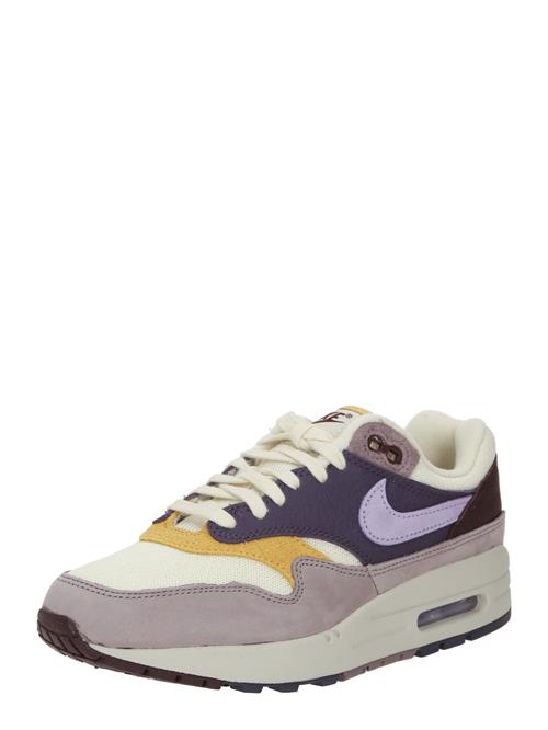 Se Nike Sportswear Sneaker low 'AIR MAX 1 87'  sennep / lilla / brombær / hvid ved About You