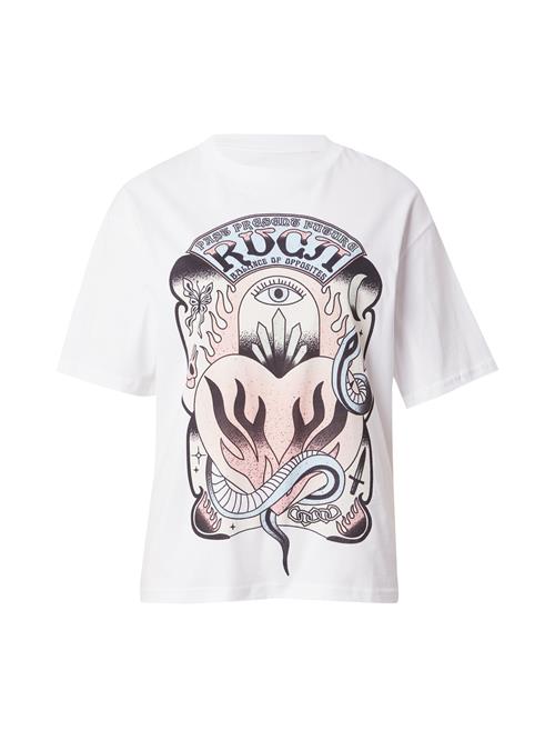 Se RVCA Shirts 'BURNING'  lyseblå / lyserød / sort / hvid ved About You