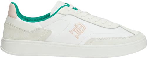 Tommy Hilfiger TH Heritage Court Sneaker Kvinde White/olympic Green Sneakers Str 41 - hos Magasin