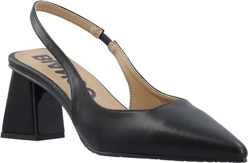 Se Bianco Biamaralyn Slingback Smoth Faux Leather Kvinde Black Slingbacks Str 41 - hos Magasin ved Magasin