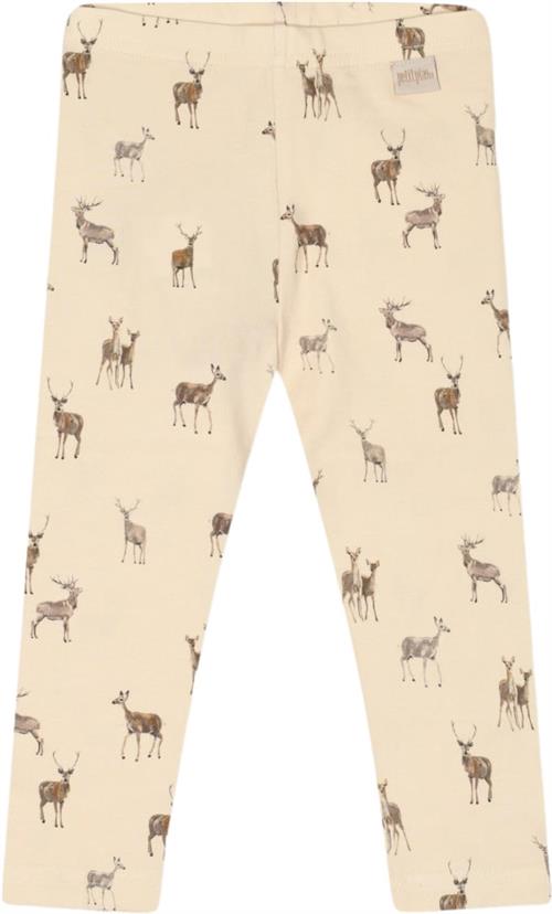 PETIT PIAO Legging Printed Str 56 cm - Deer Aop Leggings Bomuld hos Magasin