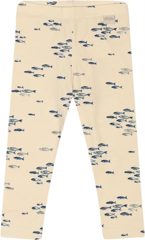 PETIT PIAO Legging Printed Str 68 cm - Fish Aop Leggings Bomuld hos Magasin