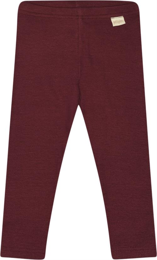 PETIT PIAO Legging Modal Str 80 cm - Dark Cherry Leggings Bomuld hos Magasin