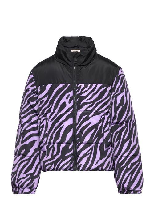 Se Kids Only Kognewbecca Aop Puffer Otw Kids Only Purple ved Booztlet