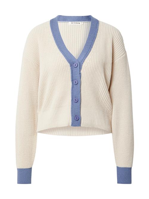 Se System Action Cardigan  creme / røgblå ved About You