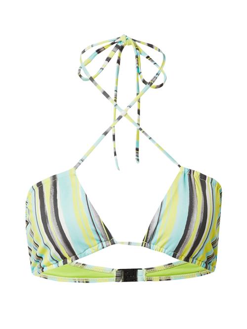 River Island Bikinioverdel  lyseblå / siv / sort / hvid