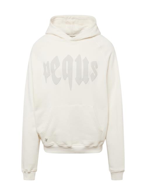 Pequs Sweatshirt  lysegrå / hvid