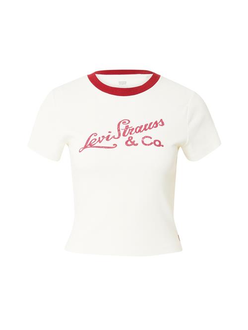 Se LEVI'S ® Shirts 'Graphic Essential Sporty Tee'  rød / hvid ved About You