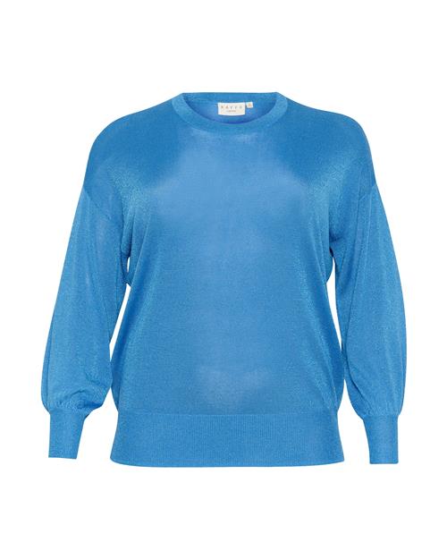 Se KAFFE CURVE Pullover 'Ankia'  cyanblå ved About You